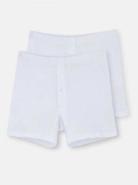 Dagi D1220 Pamuklu Düğmeli Boxer 2'li Paket