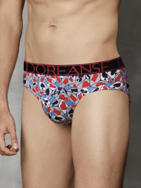 Doreanse 1027 İskambil Zar Desenli Modal Slip