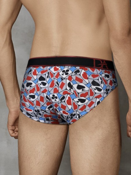 Doreanse 1027 İskambil Zar Desenli Modal Slip Doreanse 1027 İskambil Zar Desenli Modal Slip