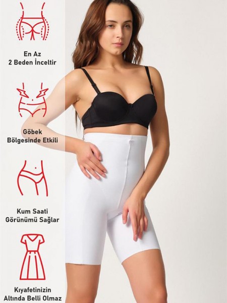 Emay 2814 İz Yapmaz Toparlayıcı Boxer Korse Emay 2814 İz Yapmaz Toparlayıcı Boxer Korse