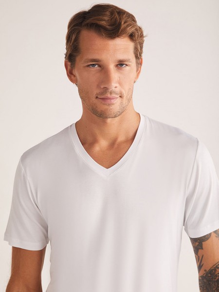 Kom EMILIO V Yaka Mikro Modal Erkek Tişört Kom EMILIO V Yaka Mikro Modal Erkek Tişört