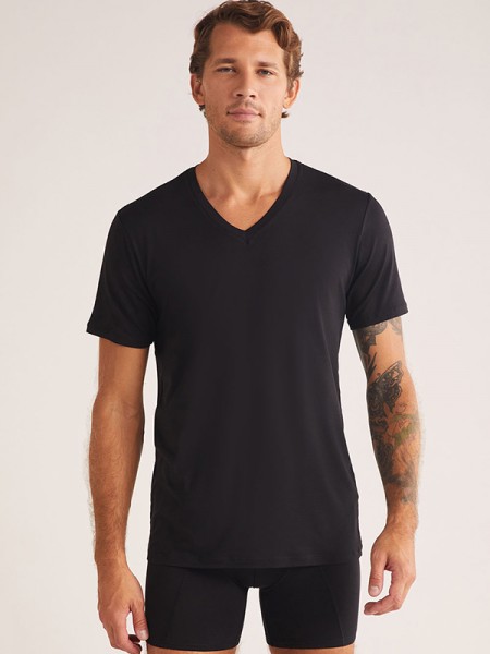 Kom EMILIO V Yaka Mikro Modal Erkek Tişört Kom EMILIO V Yaka Mikro Modal Erkek Tişört