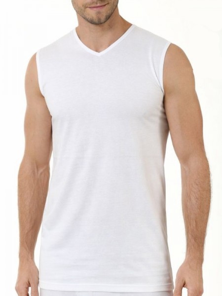 Öztaş 1009-A Süprem %100 Pamuk Kolsuz V Yaka Atlet