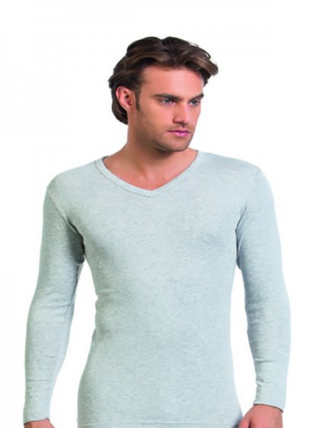 Öztaş 1011-A Ribana V Yaka %100 Pamuk Uzunkol Fanila