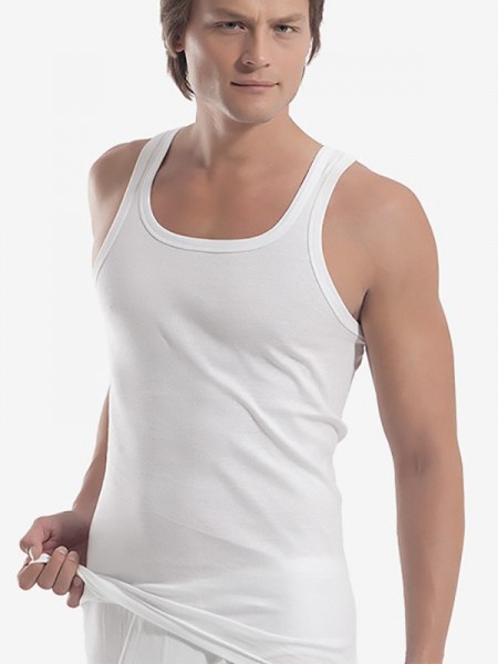 Öztaş 1026-A Erkek %100 Pamuk Ribana Atlet