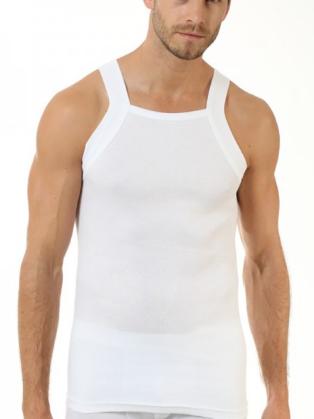 Öztaş 1028-A Erkek Geniş Biyeli %100 Pamuk Atlet