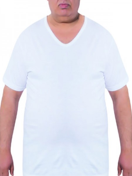 Öztaş 1039-A Erkek Battal %100 Pamuk V Yaka Atlet