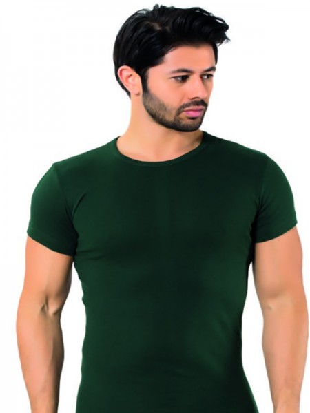 Öztaş 1059-A Erkek %100 Pamuk Ribana O Yaka Atlet Renkli