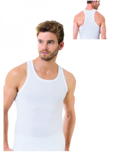 Öztaş 1069-A Erkek %100 Pamuk Ribana Rambo Atlet