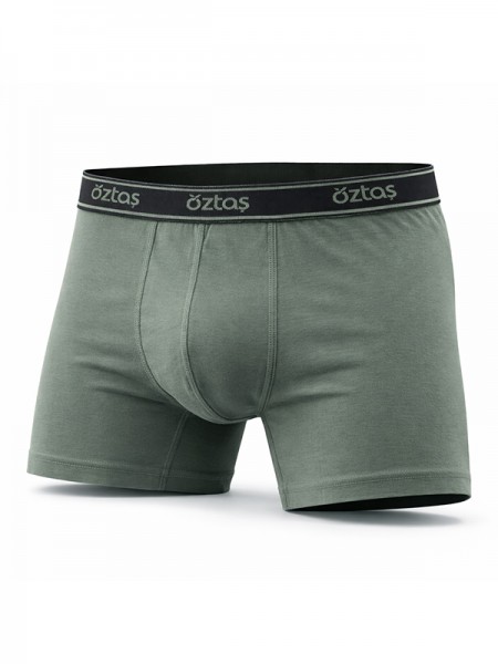 Öztaş 1717-A Erkek Pamuklu Likralı Boxer Renkli