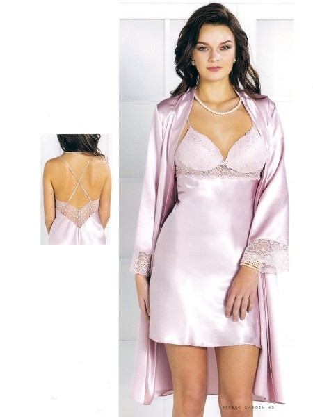 Pierre Cardin 4285 Saten Gecelik Sabahlık Pierre Cardin 4285 Saten Gecelik Sabahlık