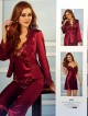 PIERRE CARDIN Saten 6'lı Gecelik Sabahlık Takımı PIERRE CARDIN Saten 6'lı Gecelik Sabahlık Takımı