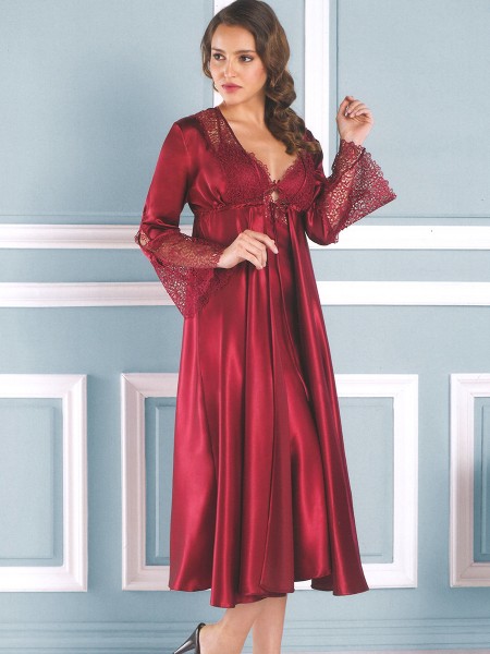 PIERRE CARDIN 6 lı Saten Gecelik Takımı PIERRE CARDIN 6 lı Saten Gecelik Takımı