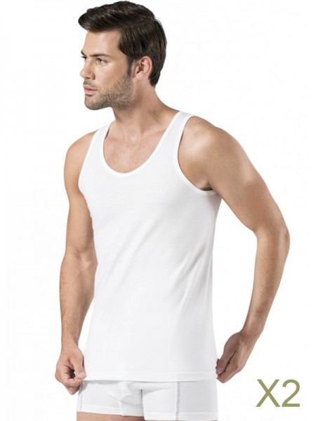 Pierre Cardin 400 Erkek %100 Pamuk Atlet 2'li Pierre Cardin 400 Erkek %100 Pamuk Atlet 2'li