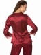 Pierre Cardin 1110 BORDO Saten Dantelli Pijama Takımı Pierre Cardin 1110 BORDO Saten Dantelli Pijama Takımı