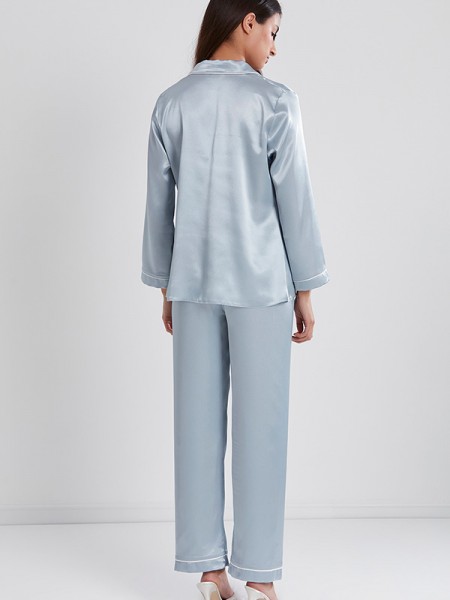 Pierre Cardin 1200 MİST Saten Biyeli Pijama Takımı Pierre Cardin 1200 MİST Saten Biyeli Pijama Takımı