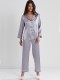Pierre Cardin 1200 ROYAL Saten Biyeli Pijama Takımı