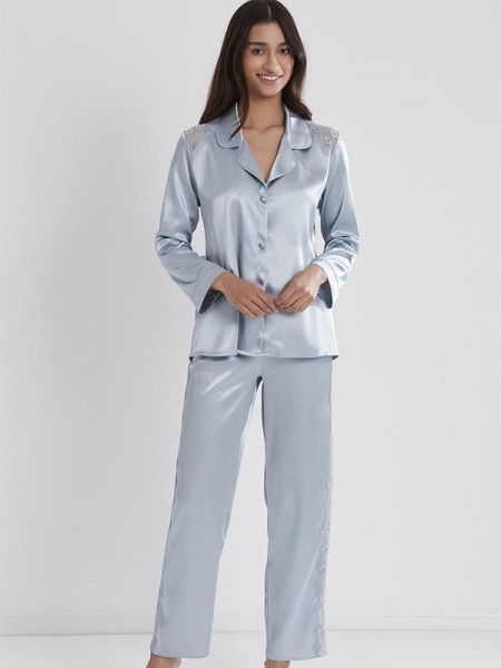 Pierre Cardin 1438 Saten Dantelli Pijama Takımı Pierre Cardin 1438 Saten Dantelli Pijama Takımı