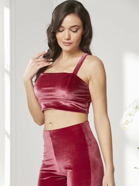 Pierre Cardin 2050 Kadife Pijama Saten Sabahlık 3'lü Set