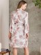 Pierre Cardin 2416 Desenli Saten Gecelik Sabahlık Pierre Cardin 2416 Desenli Saten Gecelik Sabahlık