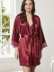 Pierre Cardin 4280 Saten Dantelli Gecelik Sabahlık Set Pierre Cardin 4280 Saten Dantelli Gecelik Sabahlık Set