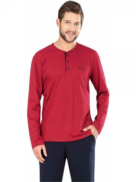 Pierre Cardin 5656 Desenli Uzun Kol Erkek Pijama Takımı Pierre Cardin 5656 Desenli Uzun Kol Erkek Pijama Takımı