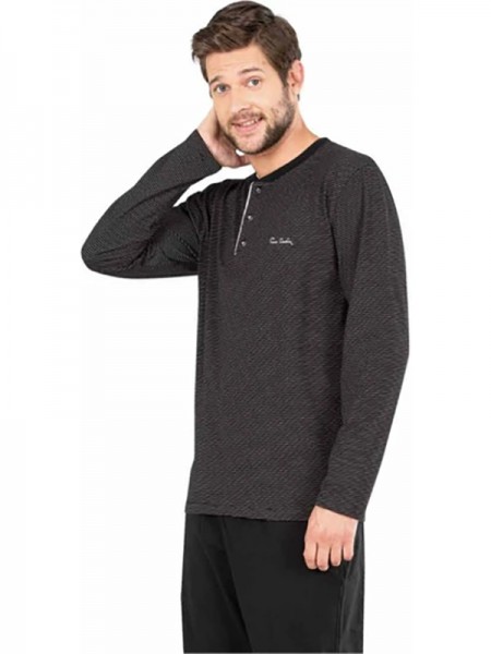 Pierre Cardin 5656 Desenli Uzun Kol Erkek Pijama Takımı Pierre Cardin 5656 Desenli Uzun Kol Erkek Pijama Takımı