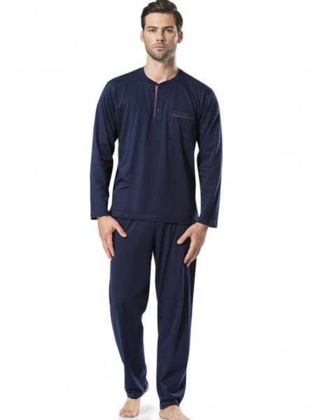 Pierre Cardin 5454 Pamuklu Uzun Kol Pijama Takımı