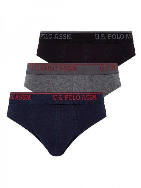 U.S. Polo 80436 Modal Likralı Erkek Slip 3'lü Paket