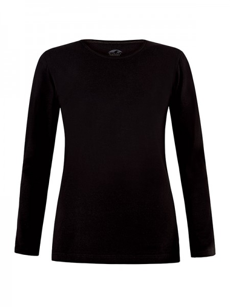 Şahin 30250 Kadın Siyah Likralı Uzun Kol Badi 6 Adet