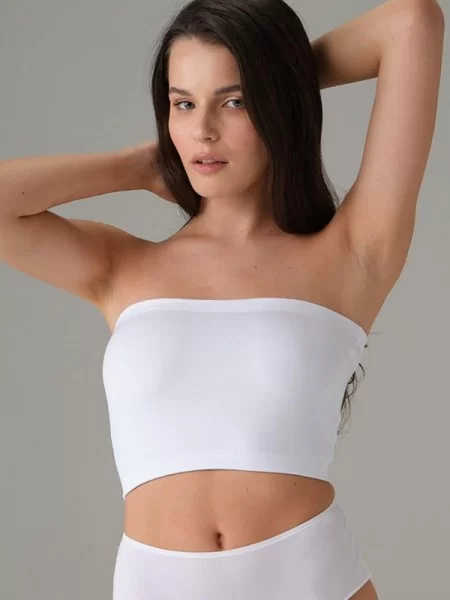 Doreanse 9133 Modal Pamuk Crop Straplez