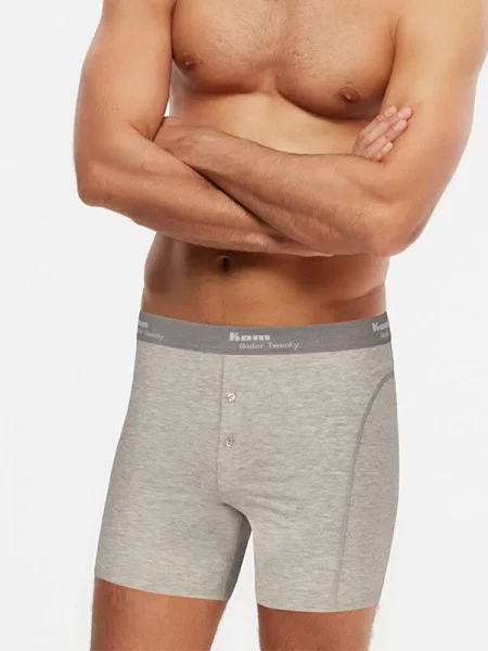 Kom LONG 2'li Paket Düğmeli Erkek Boxer Kom LONG 2'li Paket Düğmeli Erkek Boxer