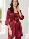 Pierre Cardin 2075 Saten Sabahlık Pijama Takımı 3'lü Set Pierre Cardin 2075 Saten Sabahlık Pijama Takımı 3'lü Set