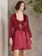 Pierre Cardin 6005 BORDO Saten 6'lı Set Gecelik Takımı Pierre Cardin 6005 BORDO Saten 6'lı Set Gecelik Takımı