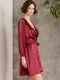 Pierre Cardin 6005 BORDO Saten 6'lı Set Gecelik Takımı Pierre Cardin 6005 BORDO Saten 6'lı Set Gecelik Takımı