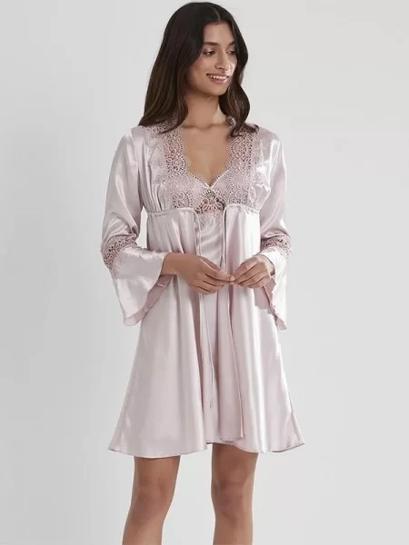 Pierre Cardin 6325 PUDRA Kısa Saten Altılı Çeyiz Seti