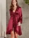 Pierre Cardin 7045 BORDO Saten 4'lü Gelin Çeyiz Seti Pierre Cardin 7045 BORDO Saten 4'lü Gelin Çeyiz Seti